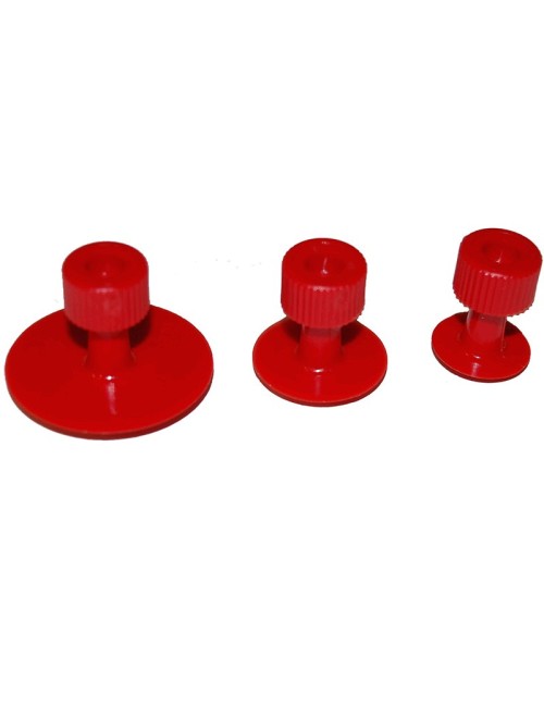 kit 15 zuignappen sferische ronde vorm (5x11 / 16/21)